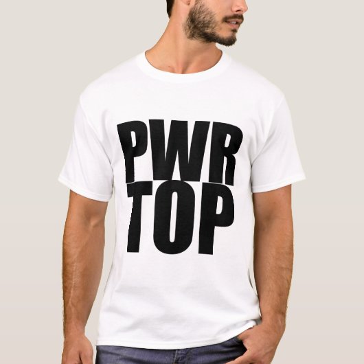 POWER TOP PWRTOP Tシャツ (正面)