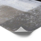 「Power Trip」抽象芸術アートのポスタープリント ポスター (角)