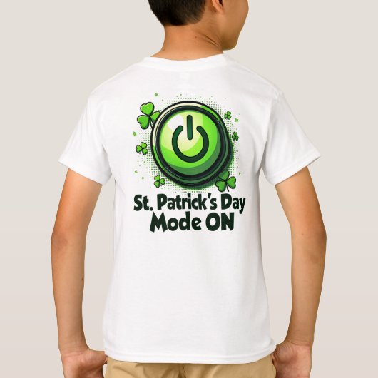 Power Up for the Paddy Party Tシャツ (裏面)