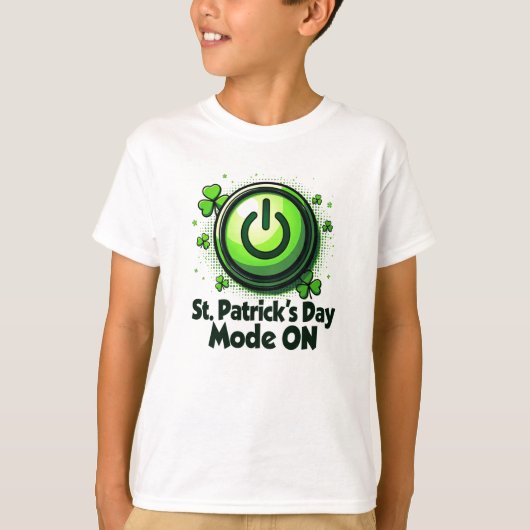 Power Up for the Paddy Party Tシャツ (正面)