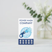 Power Wash Loyalty Punch Card ロイヤリティカード (スタンド正面)