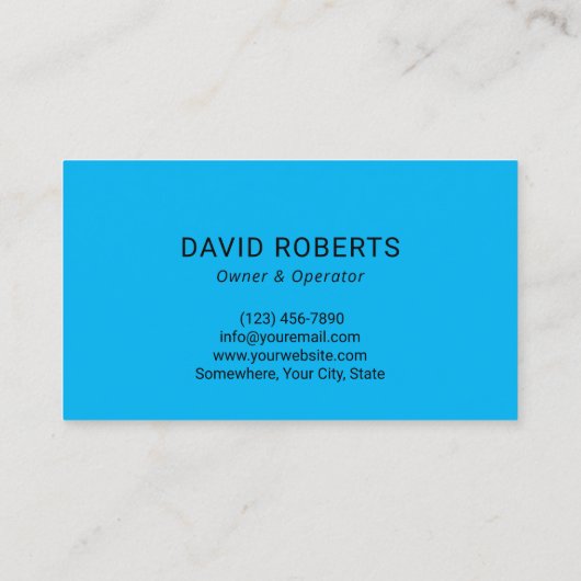 Power Wash Pressure Washing Black & Blue Cleaning 名刺 (裏面)