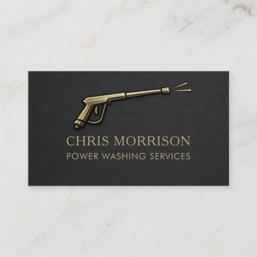 Power Washing Services 名刺 (正面)