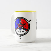 Power Zen Mandala ツートーンマグカップ (正面左)