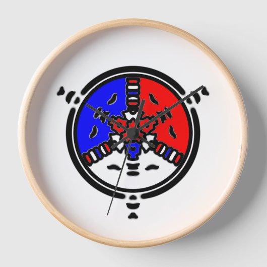 Power Zen Mandala 壁時計 (正面)