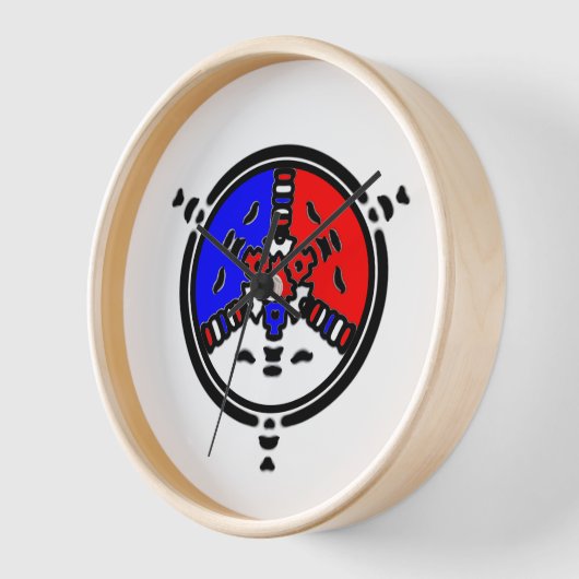 Power Zen Mandala 壁時計 (傾斜)