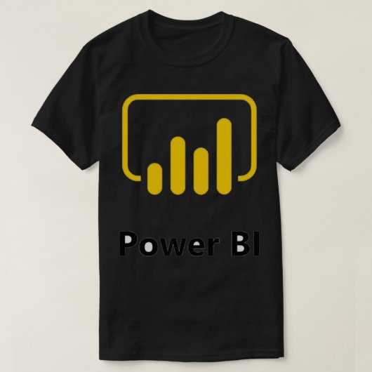 PowerBIはこちら Tシャツ (デザイン正面)