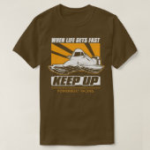Powerboat Racing Keep Up Tシャツ (デザイン正面)