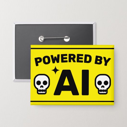 Powered by AI™ Button 缶バッジ (正面/裏面)