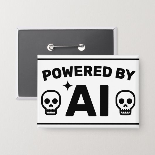 Powered by AI™ Button 缶バッジ (正面/裏面)