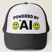 Powered by AI™ Trucker Hat キャップ (正面)
