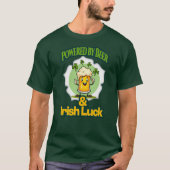 Powered by Beer St Patrick’s Day Shirt – camiseta Tシャツ (正面)