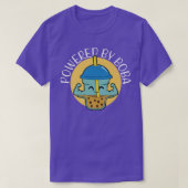 Powered By Boba Bubble Tea 1527 Tシャツ (デザイン正面)