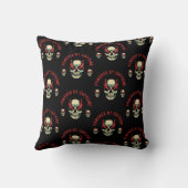 Powered by Caffeine -スカルエネルギー クッション (裏面)