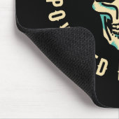 Powered by Caffeine -スカルエネルギー マウスパッド (コーナー)