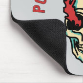 Powered by Caffeine -スカルエネルギー マウスパッド (コーナー)