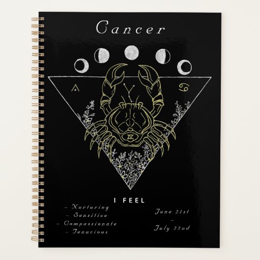 'Powered by Cancer' プランナー手帳 (正面)