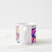 Powered by Chaos & Coffee – Personalized Colorful エスプレッソカップ (裏面)