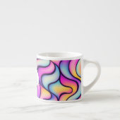 Powered by Chaos & Coffee – Personalized Colorful エスプレッソカップ (右)