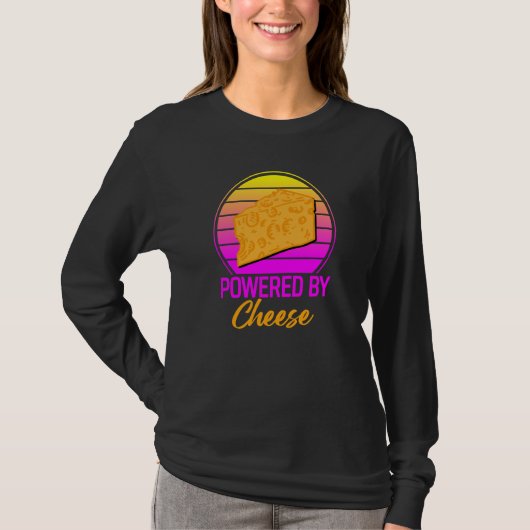 Powered By Cheese Tシャツ (正面)
