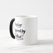 POWERED BY COFFEE博士 モーフィングマグカップ (正面左)