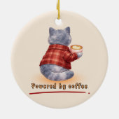 Powered by Coffee セラミックオーナメント (裏面)