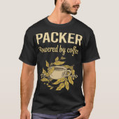 Powered By Coffee – パッカー Tシャツ (正面)