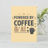 Powered by Coffee & AI Retro Tech Vector シーズンカード (スタンド正面)