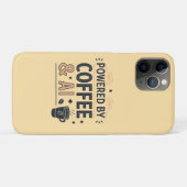 Powered by Coffee & AI Retro Tech Vector Case-Mate iPhoneケース (裏面(横))