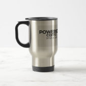 Powered by Coffee and a Lab Stainless Travel Mug トラベルマグ (左)