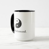 Powered by Coffee and Qi Mug – Acupuncture Gift マグカップ (正面左)
