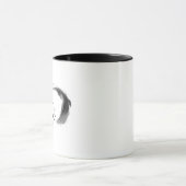 Powered by Coffee and Qi Mug Acupuncture Gift マグカップ (中央)