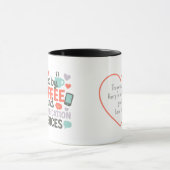 Powered by Coffee & Communication Devices マグカップ (中央)