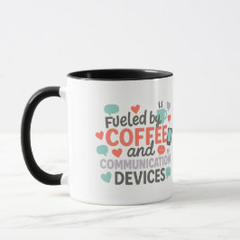 Powered by Coffee & Communication Devices マグカップ