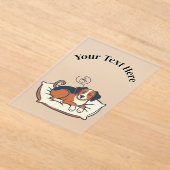 Powered by Coffee & Dog Dreams アクリル招待状 (レイダウン)