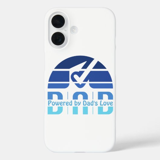 Powered by Dad's Love: Making Memories with Hugs Case-Mate iPhoneケース (裏面)