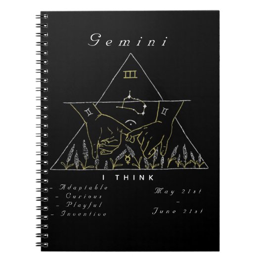 'Powered by Gemini' ノートブック (正面)