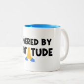 Powered By Gratitude ツートーンマグカップ (正面右)