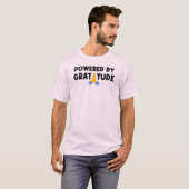 Powered By Gratitude Tシャツ (正面フル)