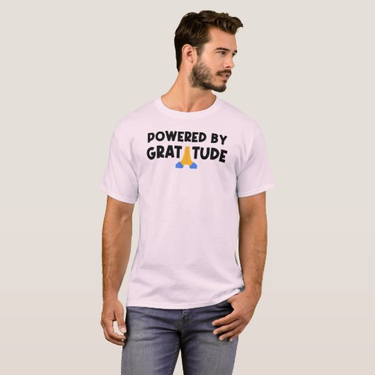 Powered By Gratitude Tシャツ (正面フル)