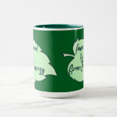 Powered by Green Energy St Patrick’s Day caneca マグカップ (中央)