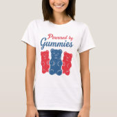 Powered By Gummies  Tシャツ (正面)