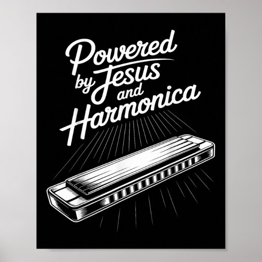 Powered By Jesus And Harmonica Christian Music  ポスター (正面)