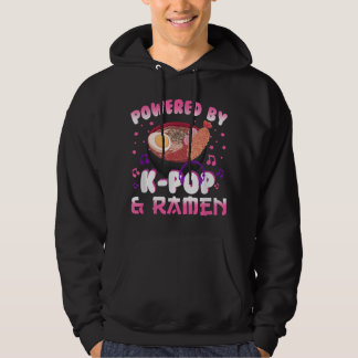 Powered by K pop and Ramen Kpop Kawaii Anime Gift  パーカ
