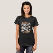 Powered by Latte Macchiato Coffee Time Tシャツ (正面フル)