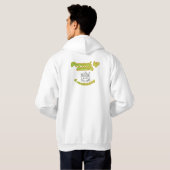 Powered by Matcha & Overthinking | Cozy Hoodie パーカ (裏面フル)