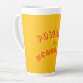 Powered by Menopause 2  カフェラテマグ (左アングル)