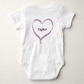 Powered by milk- sheep and balloons  ベビーボディスーツ (裏面)