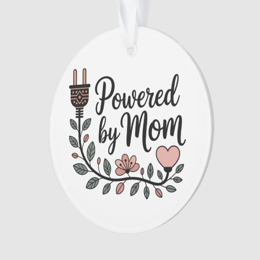 Powered By Mom オーナメント (正面)