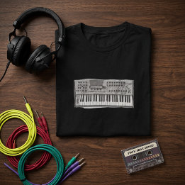 Powered by Oscillators – Retro Digital Wave Synth Tシャツ